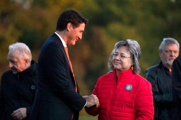Canada, Justin Trudeau at National Day of Truth and Reconciliation celebrations in Ontario