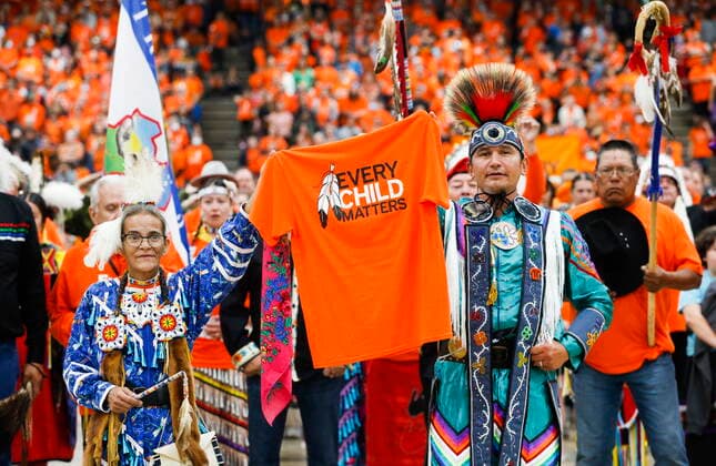 Canada, March for National Day for Truth and Reconciliation in Winnipeg