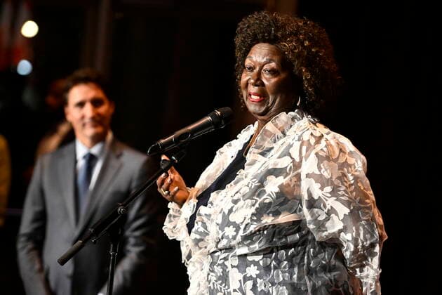 Canada, Jean Augustine and Justin Trudeau attend film premiere in Ottawa