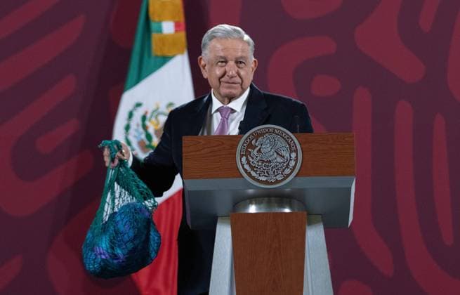 Mexico, Andres Manuel Lopez Obrador Press Conference in Mexico City