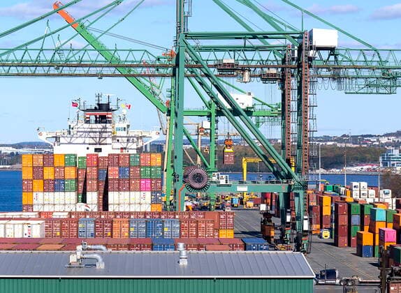 Canada, PSA Fairview Cove Container Terminal in Halifax