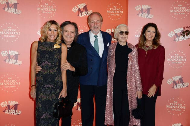 Milan, red carpet for the 150th anniversary of the Manzoni Theater