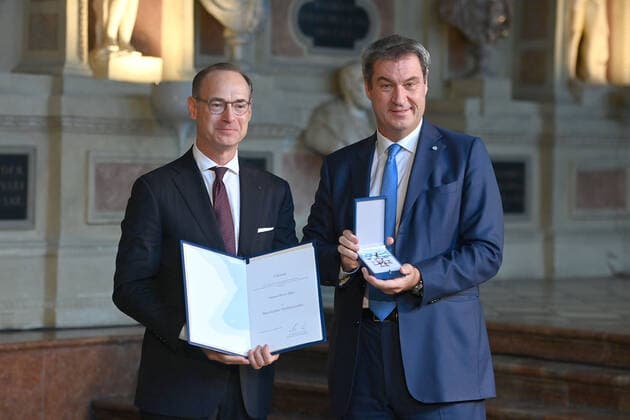 Bavaria, Award of the Bavarian Order of Merit in Munich