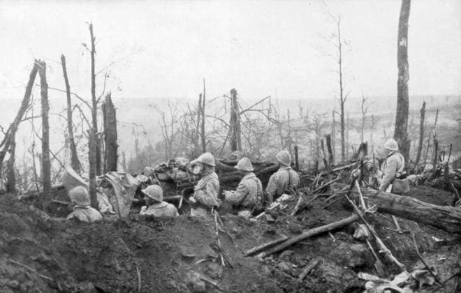 IMAGO International History, Archive, First World War, WWI, Trench warfare in France and Belgium 1917-1918