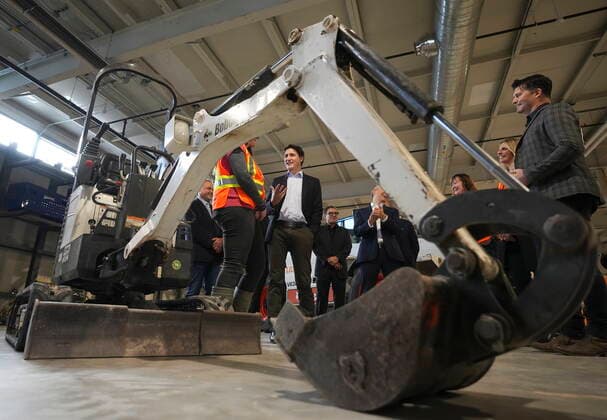 Canada, Prime Minister Trudeau visits Ontario businesses