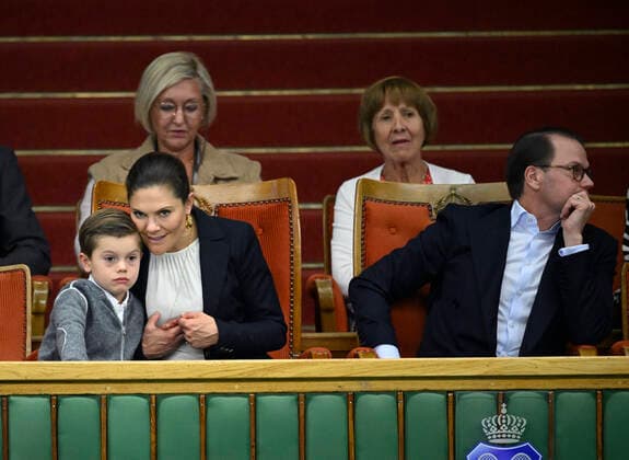 Crown Princess Victoria and Prince Daniel of Sweden visit Stockholm Open tennis tournament