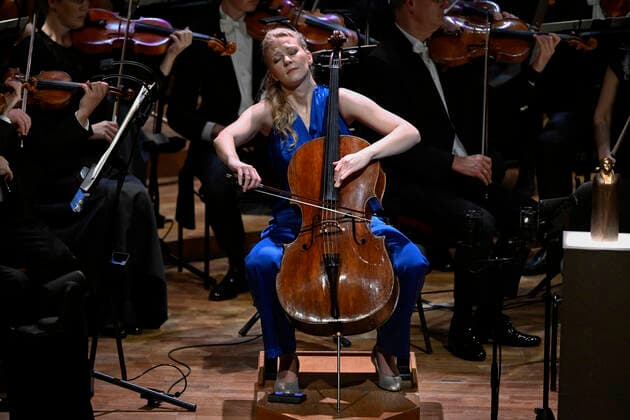 Amalie Stalheim performs on the sidelines of the Birgit Nilsson Award Ceremony in Stockholm