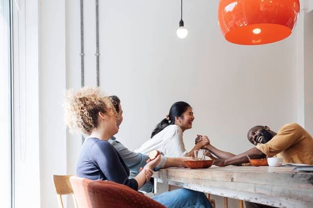 IMAGO Creative, Business - Lunch in the office