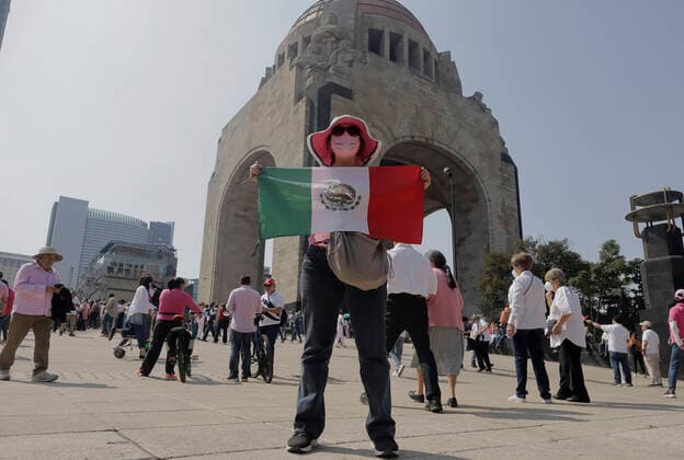 Mexico, March for Democracy in Mexico City
