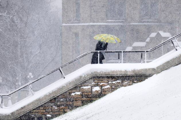 Canada, Heavy snowfall in Ottawa