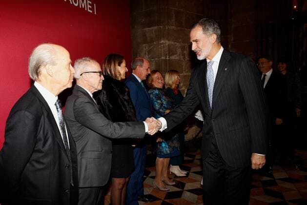 Spanish Royal couple, Felipe and Letizia during the King Jaume I Award Ceremony in Valencia