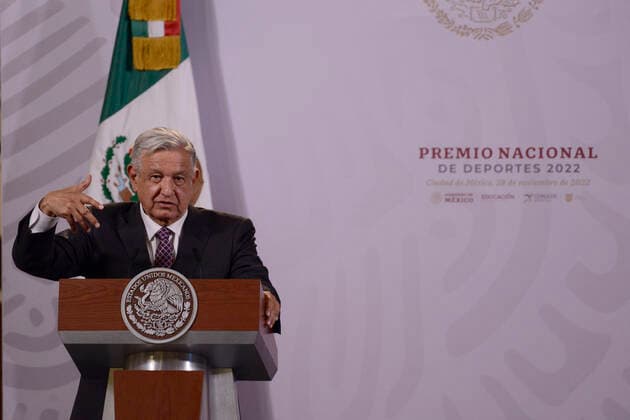 Mexico, Andres Manuel Lopez Obrador Press Conference in Mexico City