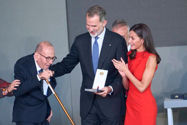 Spanish Royal Couple Award Golden Order of Merit in Tenerife