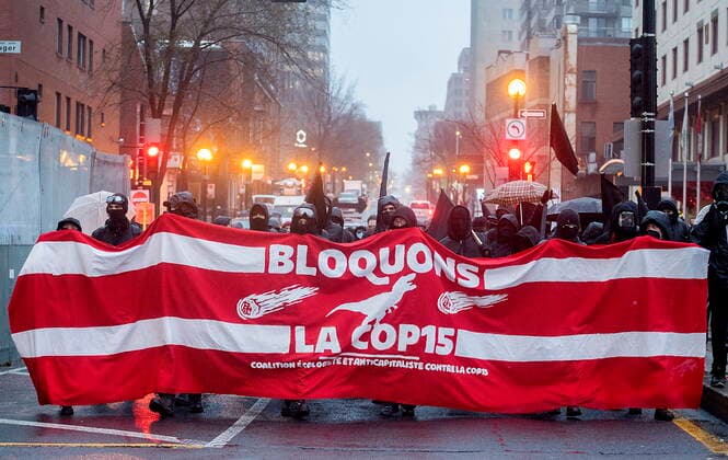 Canada, COP15 World Nature Conference in Montreal - Protests