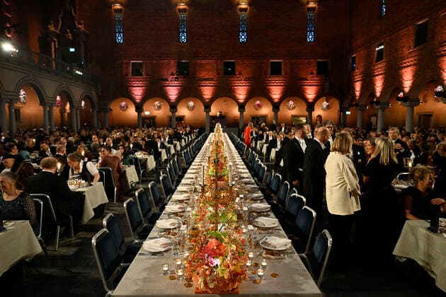 Nobel Prize Award Ceremony, Banquet in Stockholm