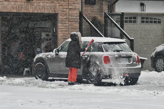 Canada, onset of winter in Toronto