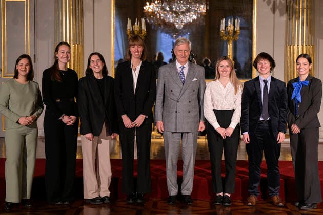 King Philippe of Belgium at the Belgodyssee Award Ceremony in Brussels