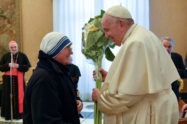 Vatican, Pope Francis receives representatives of the Mother Teresa Award