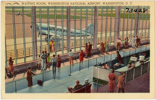 IMAGO Archive, Postcards, USA, Airports