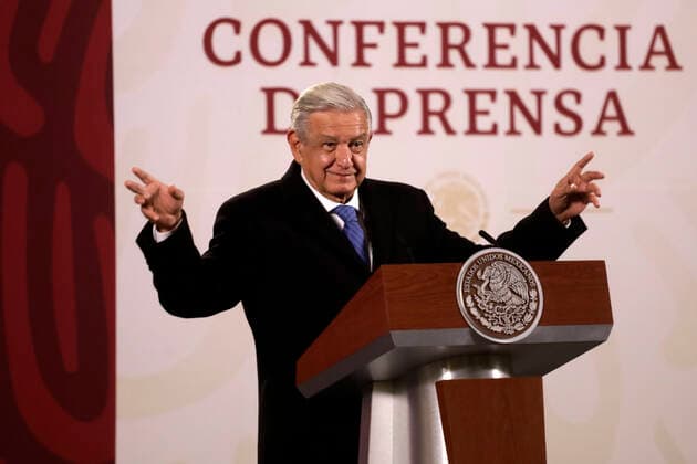 Mexico, President Andres Manuel Lopez Obrador Press Conference in Mexico City