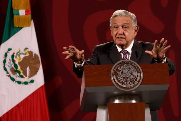 Mexico, President Andres Manuel Lopez Obrador Press Conference in Mexico City