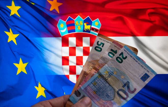 Croatia joins the euro zone - symbolic images