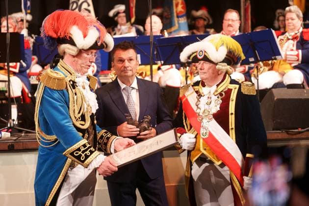 Award of the Ranzengardist to Christian Heidel in Mainz