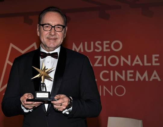 Kevin Spacey receives the Stella della Mole Award in Turin