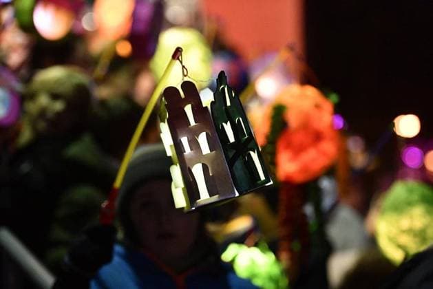 IMAGO Creative, Autumn season, St. Martins Day lantern procession
