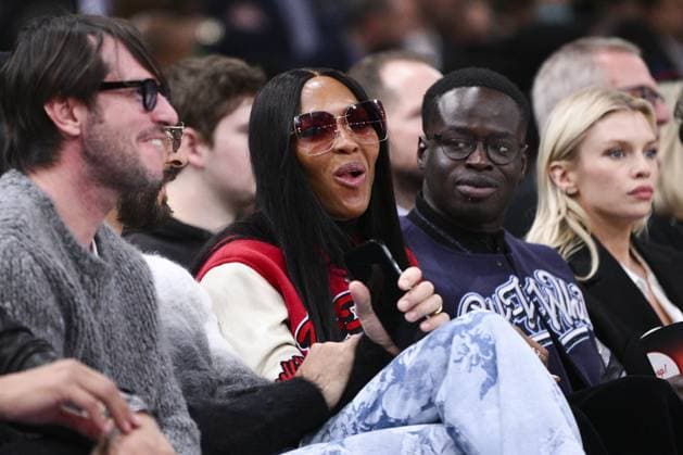 Celebrities attend basketball game in Paris