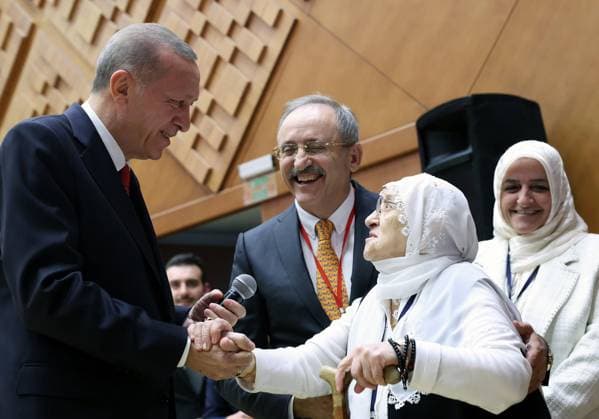 Ankara, Recep Tayyip Erdogan at the award ceremony of the Ministry of Culture and Tourism