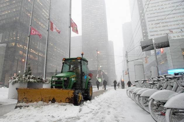 Canada, Toronto snowstorm
