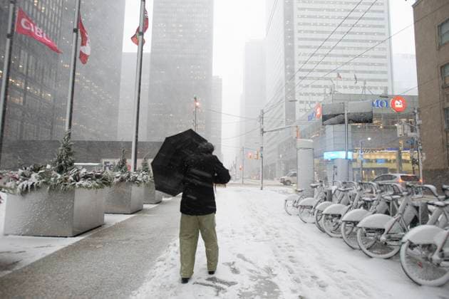 Canada, snow and winter storms