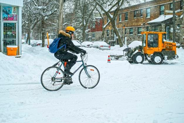 Canada, Winter weather in Montreal