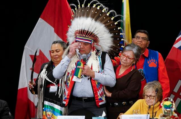 Canada, State of Manitoba and representatives of the Peguis ethnic group sign agreement in Winnipeg