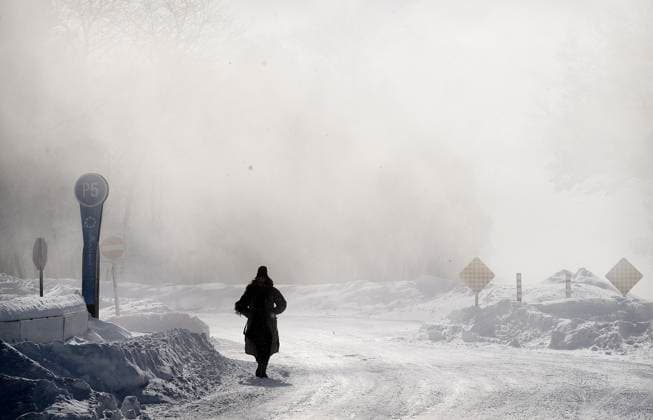 Canada, Icy temperatures in Montreal