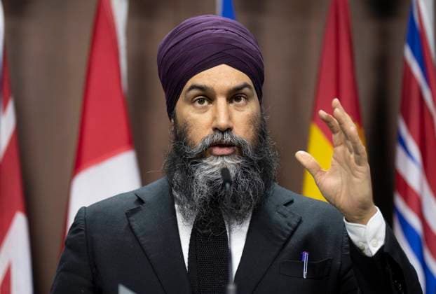 Canada, Jagmeet Singh Press Conference in Ottawa