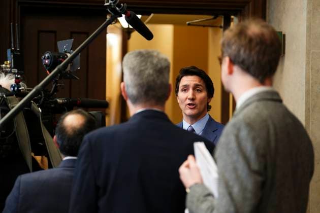 Canada, Prime Minister Justin Trudeau Press Event in Ottawa