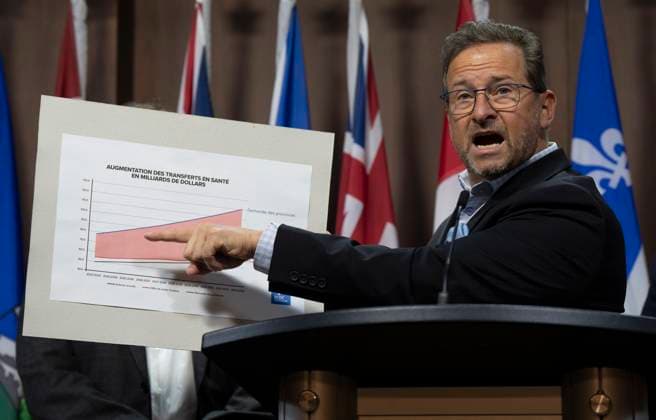 Canada, Yves-Francois Blanchet Press conference in Ottawa