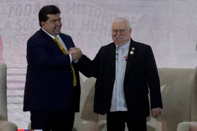 Mexico, visit by Lech Walesa