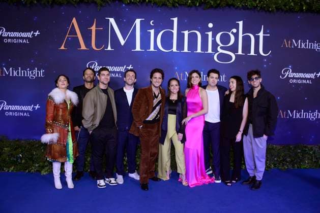 At Midnight Premiere in Mexico City