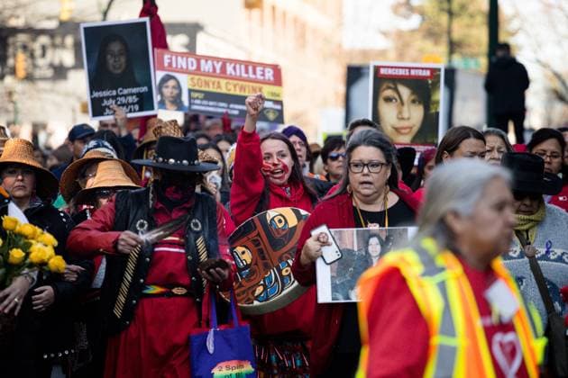 Canada, March against violence against women in Vancouver