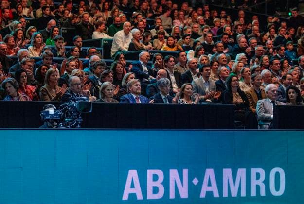 King Willem-Alexander visits tennis ATP tournament finals in Rotterdam