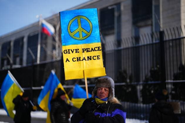 Canada, Ukraine solidarity demonstration in Ottawa