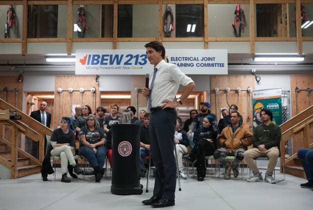 Canada, Justin Trudeau attends town hall meeting in Port Coquitlam