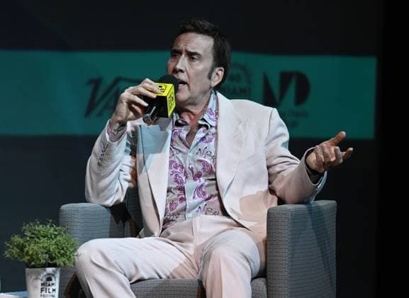 Nicolas Cage attends Variety Legends and Groundbreaker Award in Miami