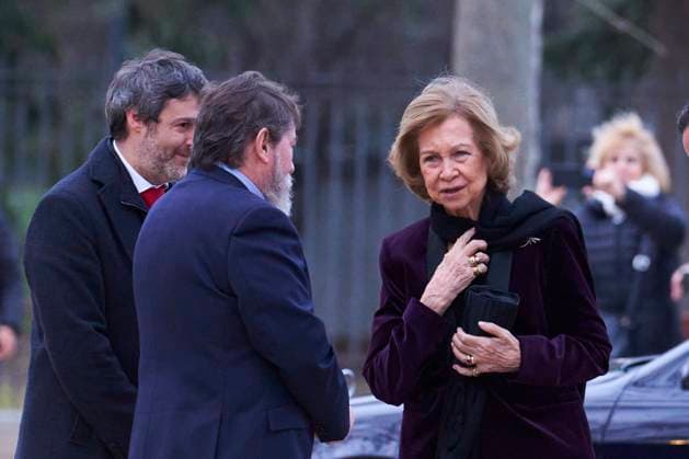 Queen Sofia attends the Painting and Sculpture Award at the Cultural Centre in Madrid