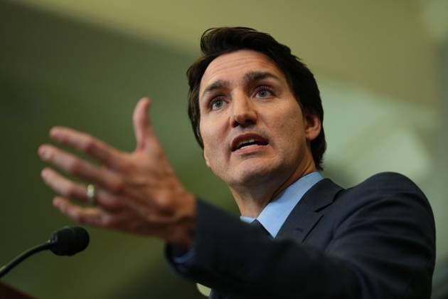 Canada, Justin Trudeau Press Conference in Ottawa