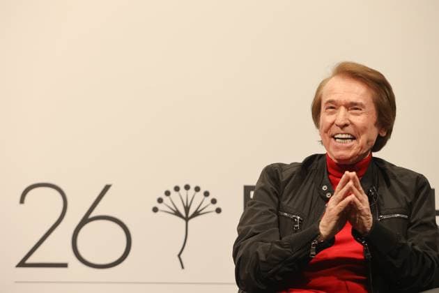 Malaga Film Festival - Singer Raphael receives the Biznaga Award