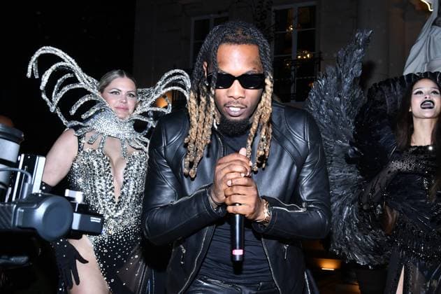 USA, Rapper Offset shot, archive pictures